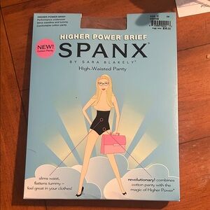 SPANX sz C cocoa Higher Power Panty  new
